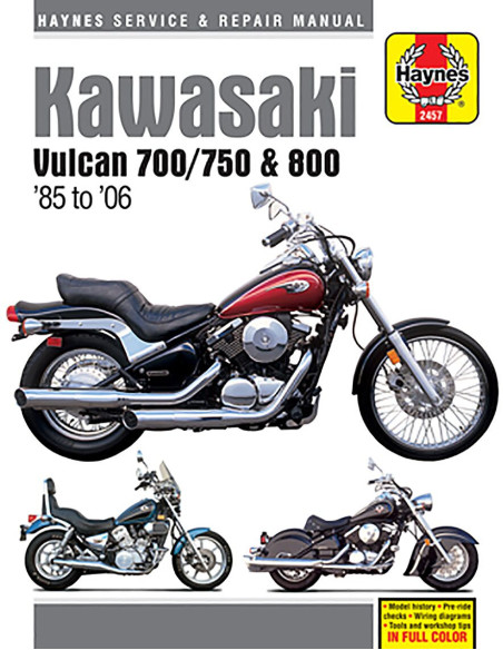 Manuel entretien et réparation HAYNES Kawasaki 700/750/800 Vulcan 1985-2006 en Anglais