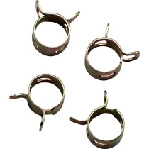 Kit 4 colliers de serrage durite FUEL STAR 10,4mm or