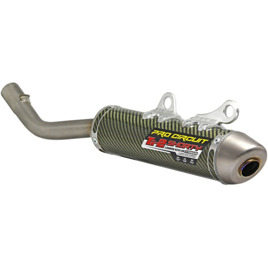 Silencieux Pro Circuit Ti-2 Shorty carbone kevlar Kawasaki 250 KX 2005-2007