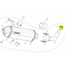 Collier de serrage de manchon AKRAPOVIC P-R51