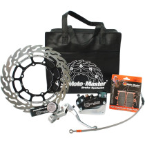 Kit frein avant complet supermotard MOTO MASTER - Disque Flame 320mm - SUZUKI 250 / 450 RMZ (sans éclairage)