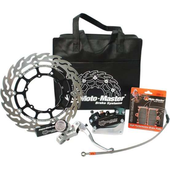 Kit frein avant complet supermotard MOTO MASTER - Disque Flame 320mm - SUZUKI 250 / 450 RMZ (sans éclairage)