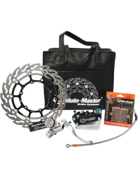 Kit frein avant complet supermotard MOTO MASTER - Disque Flame 320mm - SUZUKI 250 / 450 RMZ (sans éclairage)