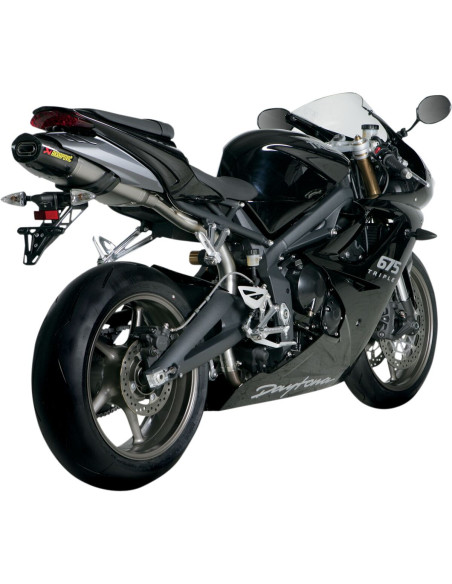 Silencieux AKRAPOVIC Titane Triumph Daytona 675 2006-2012, 675R 2011-2012