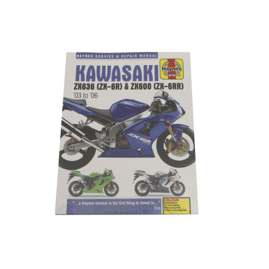 Manuel entretien et réparation HAYNES Kawasaki ZX-6R ZX-6RR 2003-2006 en Anglais