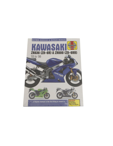 Manuel entretien et réparation HAYNES Kawasaki ZX-6R ZX-6RR 2003-2006 en Anglais
