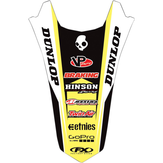 Autocollant garde-boue arrière FACTORY EFFEX SUZUKI RM-Z 250 2004-2006