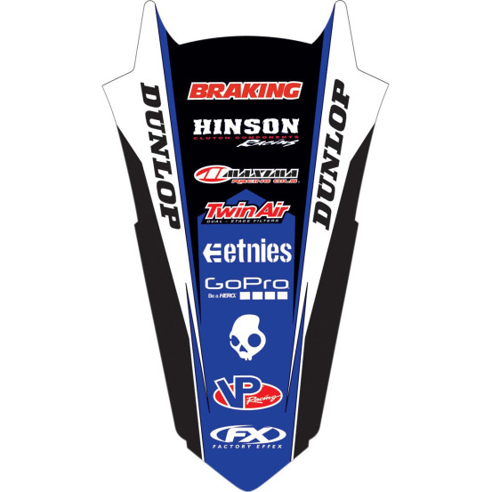 Autocollant garde-boue arrière FACTORY EFFEX YAMAHA YZF 2003-2005