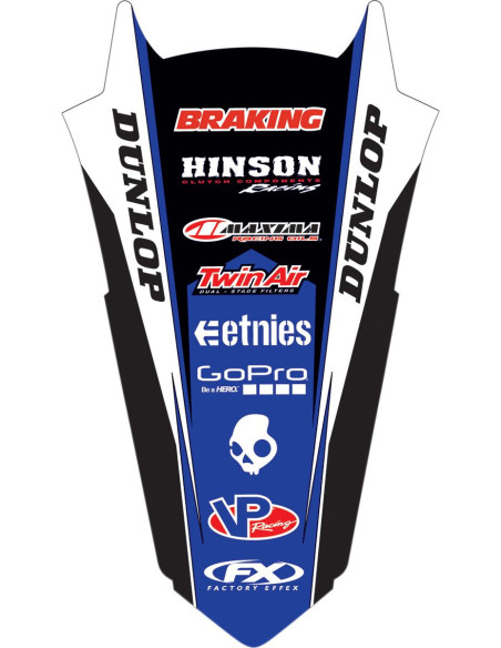 Autocollant garde-boue arrière FACTORY EFFEX YAMAHA YZF 2003-2005