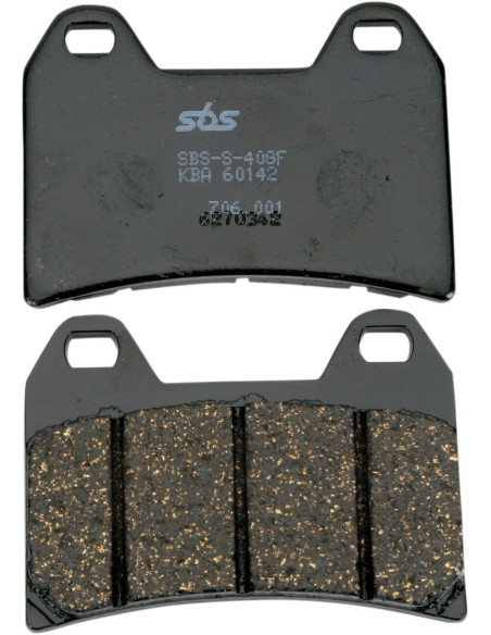 Plaquettes de frein SBS 706 HF Céramique