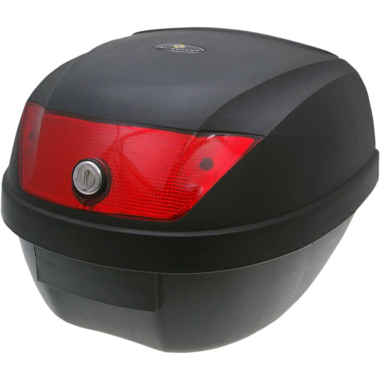 Top case 28L universel 101 OCTANE Noir/Rouge