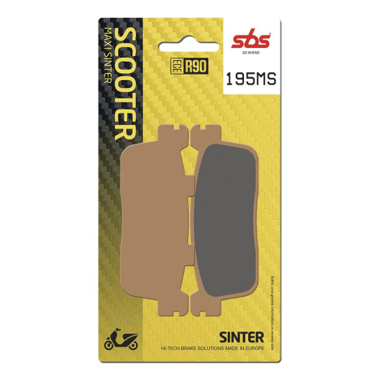 Plaquettes de frein SBS 195 MS Evo Sinter