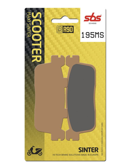 Plaquettes de frein SBS 195 MS Evo Sinter