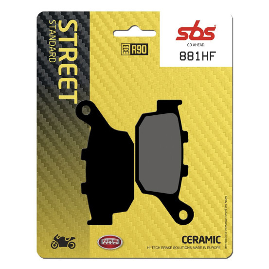 Plaquettes de frein SBS 881 HF Céramique