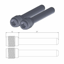 vis axe Moto Master de plaquette avant Suzuki 250/400 Burgman 125/250 RM 125 TS R 400 LT-A/F 450 LT-R 500 LT-A 350 DR S/SE