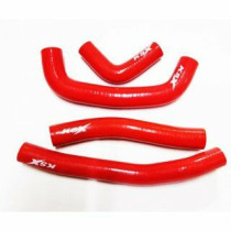 Durites de radiateur KSX renforcées silicone Honda 450 CRF-R/RX 2017-2019 Rouge