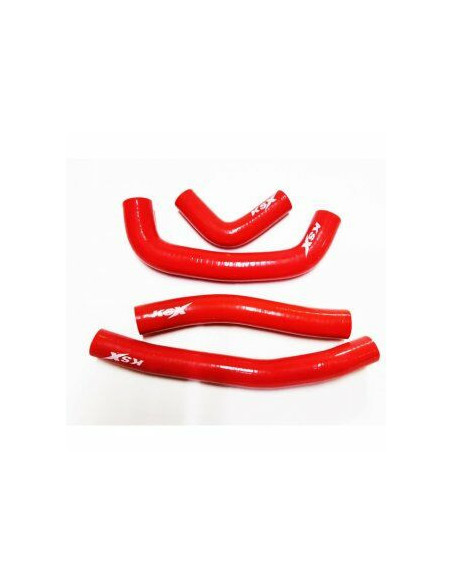 Durites de radiateur KSX renforcées silicone Honda 450 CRF-R/RX 2017-2019 Rouge