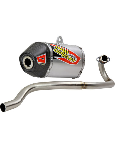 Ligne complète titane carbone Pro Circuit T-6 KAWASAKI 110 KLX 2010-2020