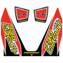 Stickers silencieux Pro Circuit Ti-6 Honda 250/450 CR-F