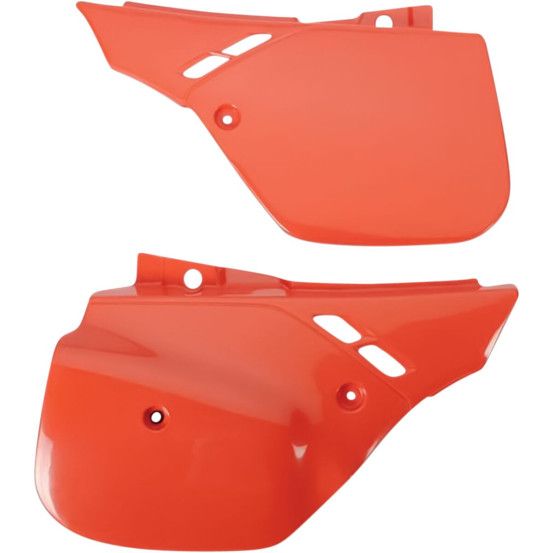 Plaques latérales - Orange - UFO Honda 125 500 CR R 1989-1990 / 250 CR R 1988-1989