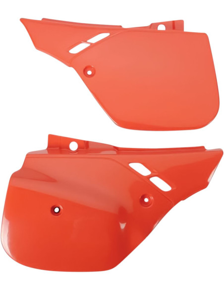 Plaques latérales - Orange - UFO Honda 125 500 CR R 1989-1990 / 250 CR R 1988-1989