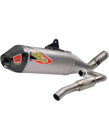 Ligne complète titane embout carbone Pro Circuit Ti6 PRO Suzuki 250 RMZ 2019-2023