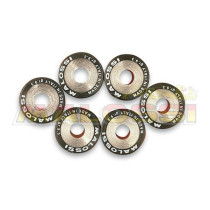 Jeu de 6 galets de variateur origine/Multivar MALOSSI 19x15,5mm