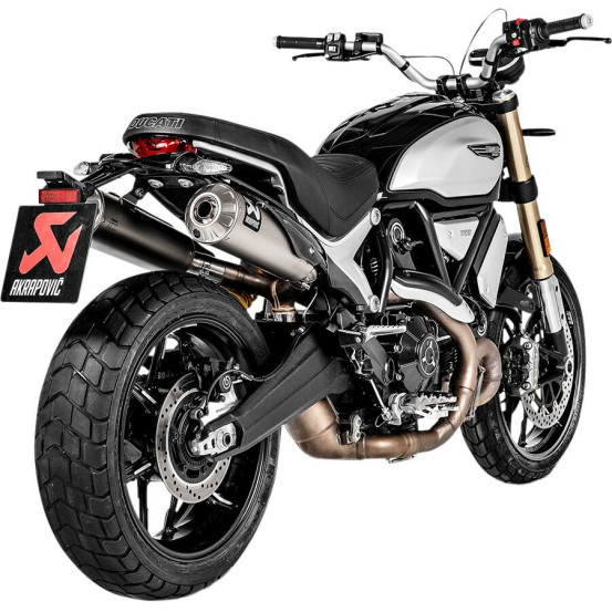 Silencieux AKRAPOVIC Titane Ducati 1100 Scrambler 2018-2019