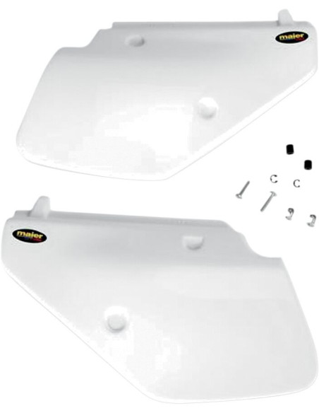 Plaques latérales MAIER pour 250 DRS 90-95 et 350 DRS 90-99 - Blanc