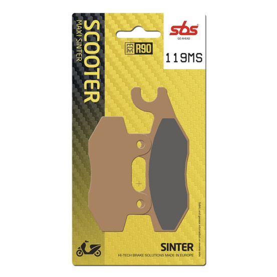Plaquettes de frein SBS 119 MS Evo Sinter