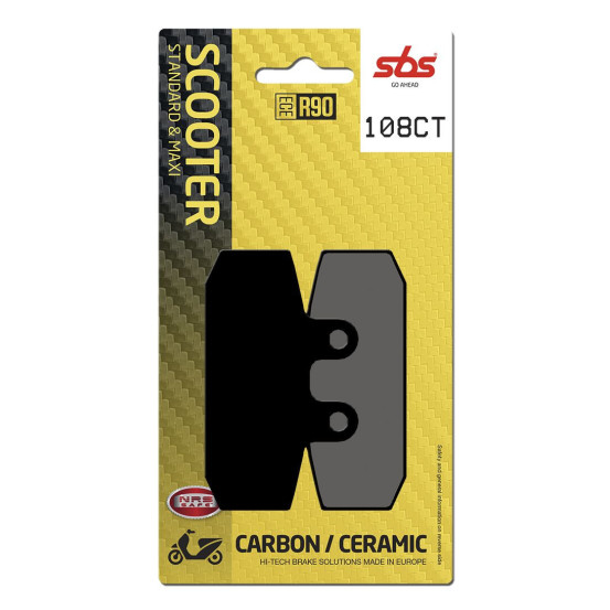 Plaquettes de frein SBS 108 CT Carbone Céramique