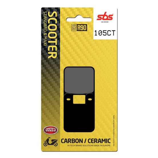Plaquettes de frein SBS 105 CT Carbone Céramique
