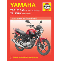 Manuel entretien et réparation HAYNES Yamaha 125 YBR 2005-2013 125 XTR 2005-2009 en Anglais