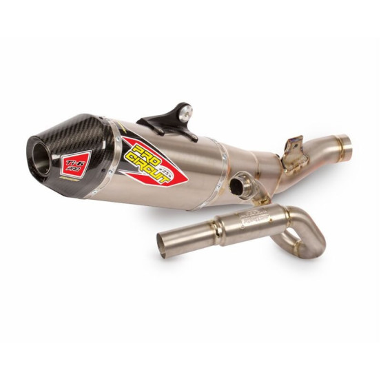 Ligne d'échappement Pro circuit TI-6 Pro Titane Inox Kawasaki 450 KX-F 2024-2026