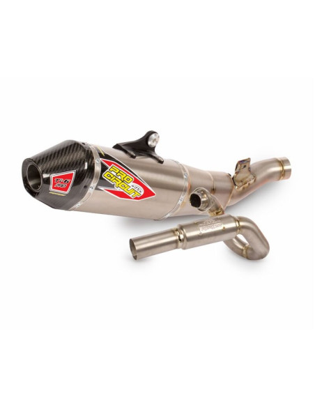 Ligne d'échappement Pro circuit TI-6 Pro Titane Inox Kawasaki 450 KX-F 2024-2026