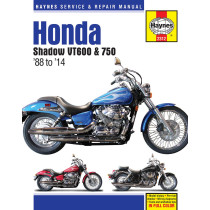 Manuel entretien et réparation HAYNES Honda 600/750VT Shadow 1988-2014 en Anglais