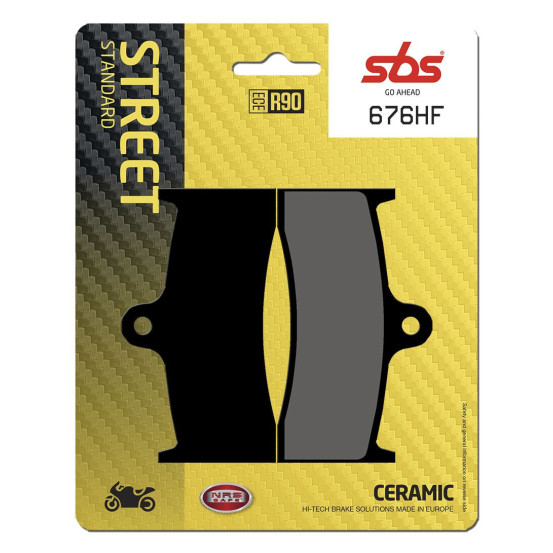 Plaquettes de frein SBS 676 HF Céramique