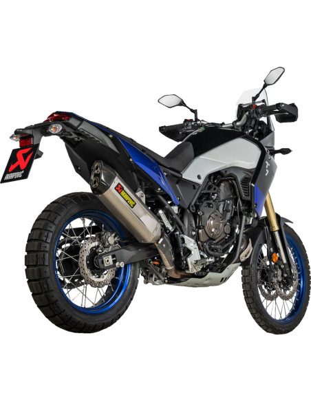Silencieux AKRAPOVIC titane compatible avec le collecteur origine - YAMAHA 700 TENERE 2019-2025