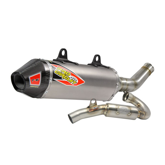 Ligne d'échappement PRO CIRCUIT T-6 titane carbone Husqvarna 450 FC 2017-2018