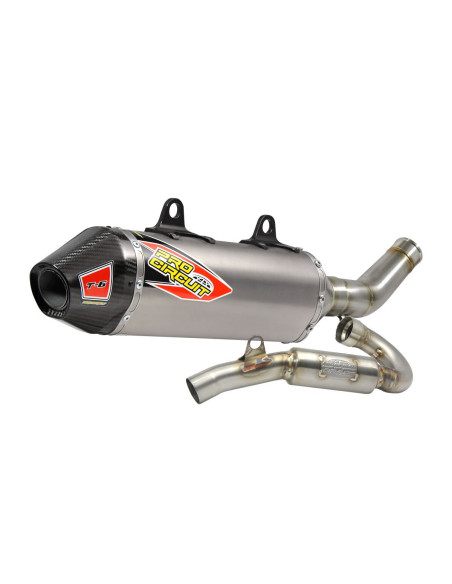 Ligne d'échappement PRO CIRCUIT T-6 titane carbone Husqvarna 450 FC 2017-2018