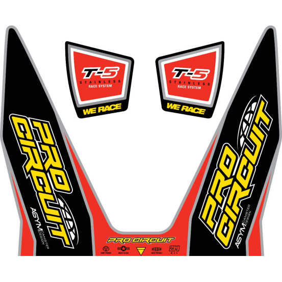 Stickers silencieux Pro Circuit T5