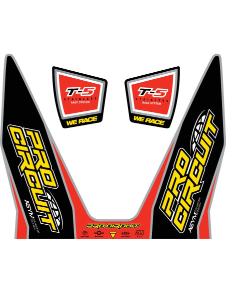 Stickers silencieux Pro Circuit T5