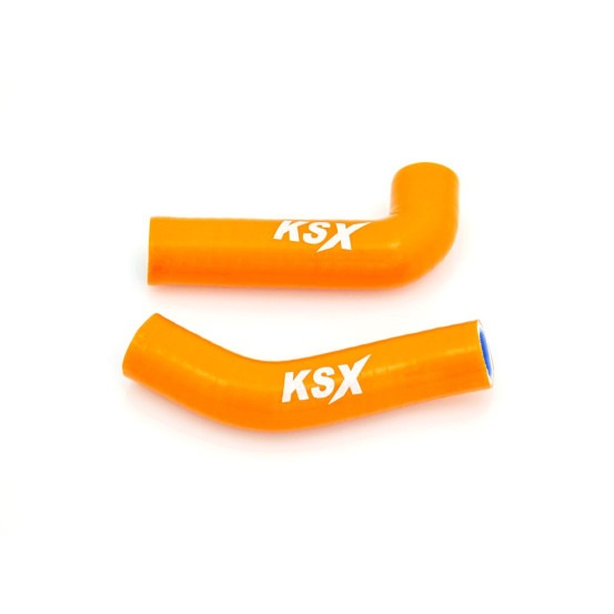 Durites de radiateur KSX renforcées silicone Ktm 85 SX 2018-2024 Orange