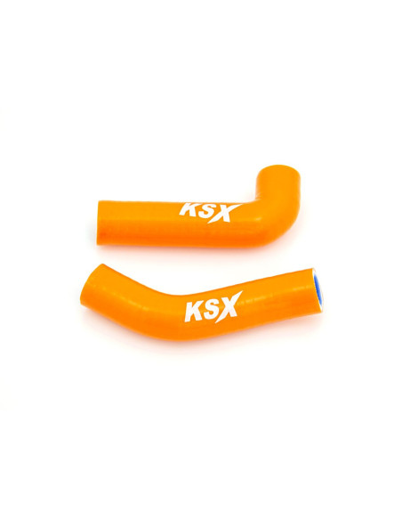 Durites de radiateur KSX renforcées silicone Ktm 85 SX 2018-2024 Orange