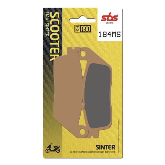 Plaquettes de frein SBS 184 MS Evo Sinter