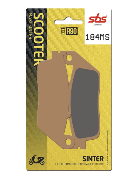 Plaquettes de frein SBS 184 MS Evo Sinter
