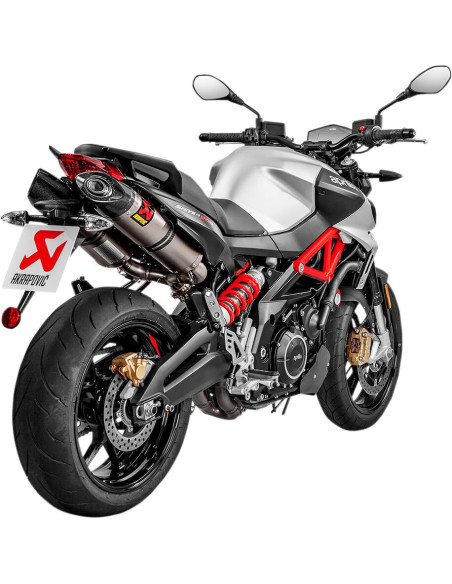 Silencieux Titane AKRAPOVIC Aprilia 900 Shiver 2018