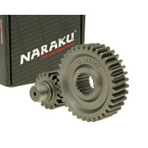 Transmission secondaire 18/36 allongée +35% NARAKU MuZ 125 Moskito 2002