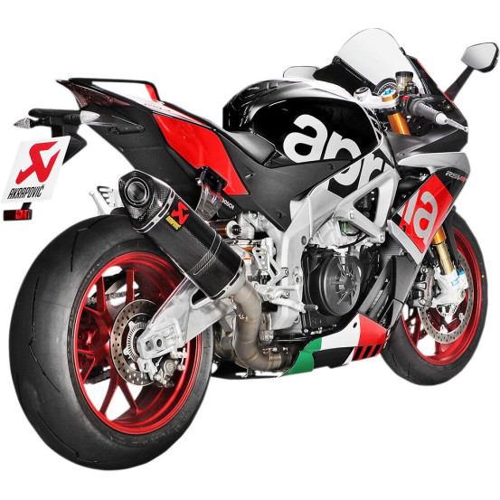 AKRAPOVIC Evolution Line Carbone Aprilia RSV4 2015-16, RSV4R 2015-18, 1100 Tuono V4 RR 2017-18