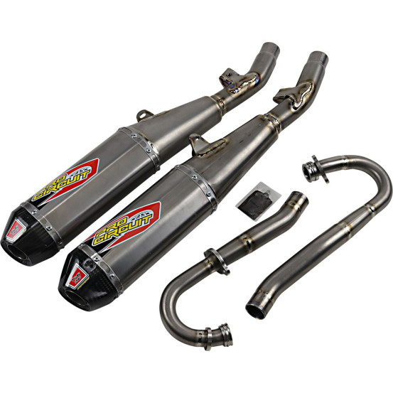 Ligne complète titane embout carbone Pro Circuit Ti6 PRO Honda 250 CRF-R/RX 2020-2021